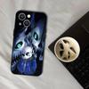 U-Undertale Sans doggo Black Soft Cover Phone Case For iPhone 17,16,15,14,13,12,11,Pro,XS,Max,XR,Plus,E,SE4,Mini