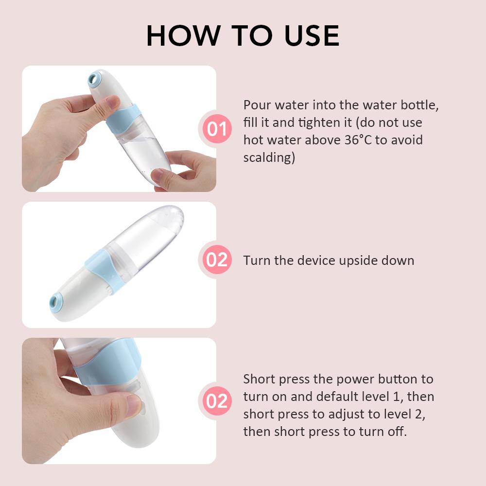 

Электрическое портативное дорожное биде для личной гигиены, очищения/успокоения промежности и лечения геморроя, ручной душ для ягодиц