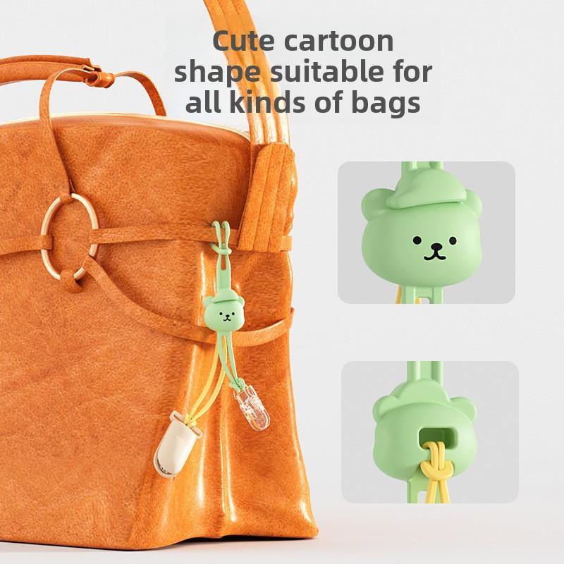 Tragbarer Silikon-Hutclip für Reisen, Hut-Organizer-Haken für Rucksack