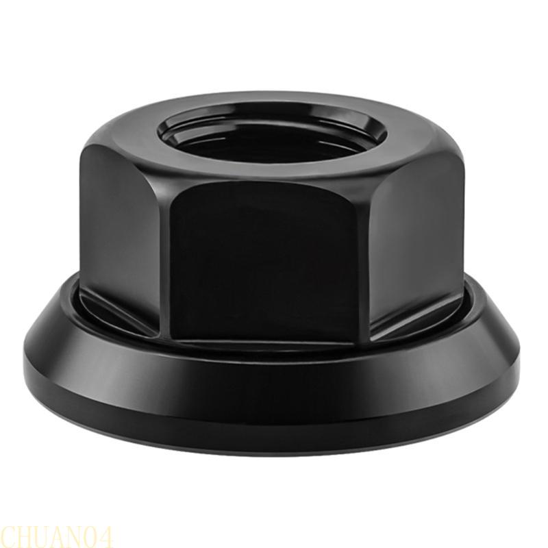 A1A2 1PC Bicycles Hubs Flanged Nut Aluminum Alloy Bike Wheel Flanged Nut чёрный