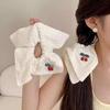 Stylish Cherries Hair Scrunchies Women Adjustable Durability Hair Rings