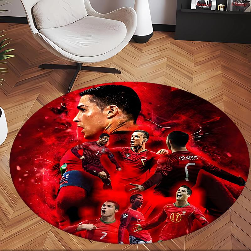 Ronaldo'nun (29) Ofis için Yuvarlak Halı Ofis, Yatak Odası, Oturma Odası ve Ev Alanı için Dekoratif Yer Halısı