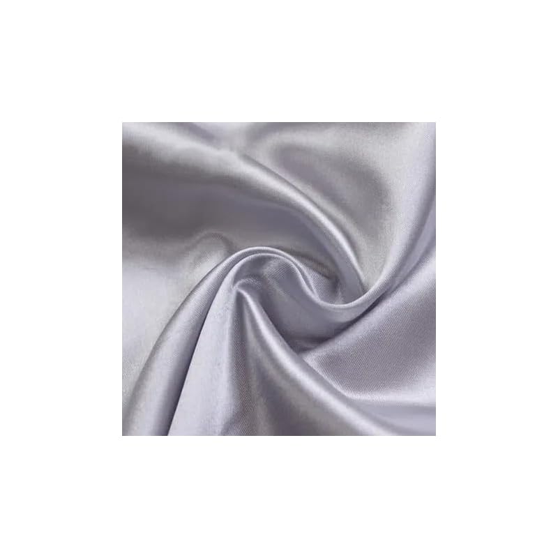 

silk style satin fabric fabric material shine Approximately 150cm x 200cm Good to the touch handmade DIY sewing handicraft color Plain color Cloth
