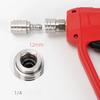 High-pressure Cleaning Machine 1/4 Self-locking Stainless Steel Connector Garden Watering Nozzle Connector Clamp Accessories