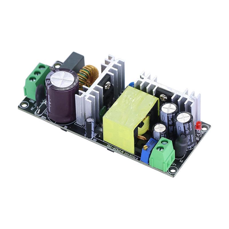 12V 5A Adjustable DC Power Supply, 18V/24V/36V, 60W Smart Switching Single-Channel Board