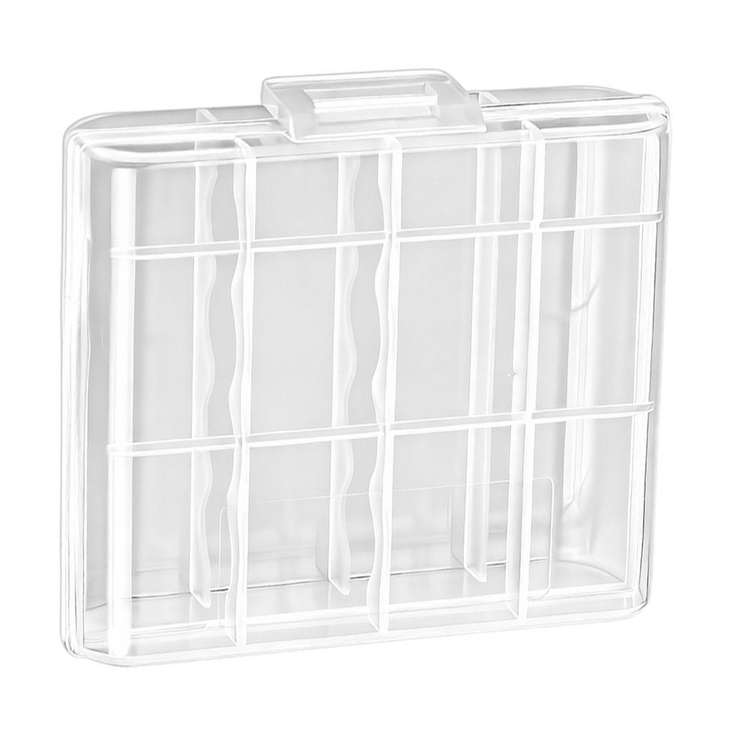 Rapid Battery Replacement Organizers for 4 2A 3A Batteries Storage Box Easy Access PP Case Quick Device Changes