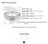 S925 Sterling Silver Romantic Simulated Diamond Open Band Ring for Women - Elegant Gift for Girlfriend.