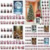 Christmas Countdown Advent Calendar With Cute Panda Figurines And Acrylic Material For Celebrations