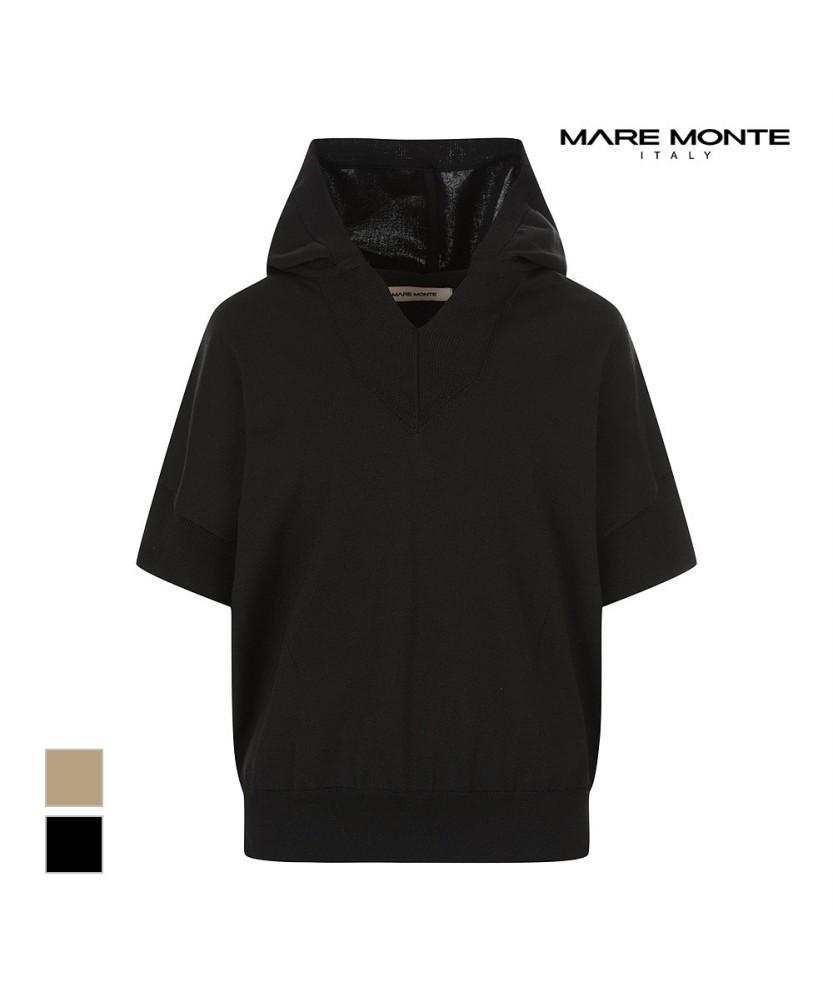 MAREMONTE Hooded Neck Loose Fit Knit_M244Mkt25M0