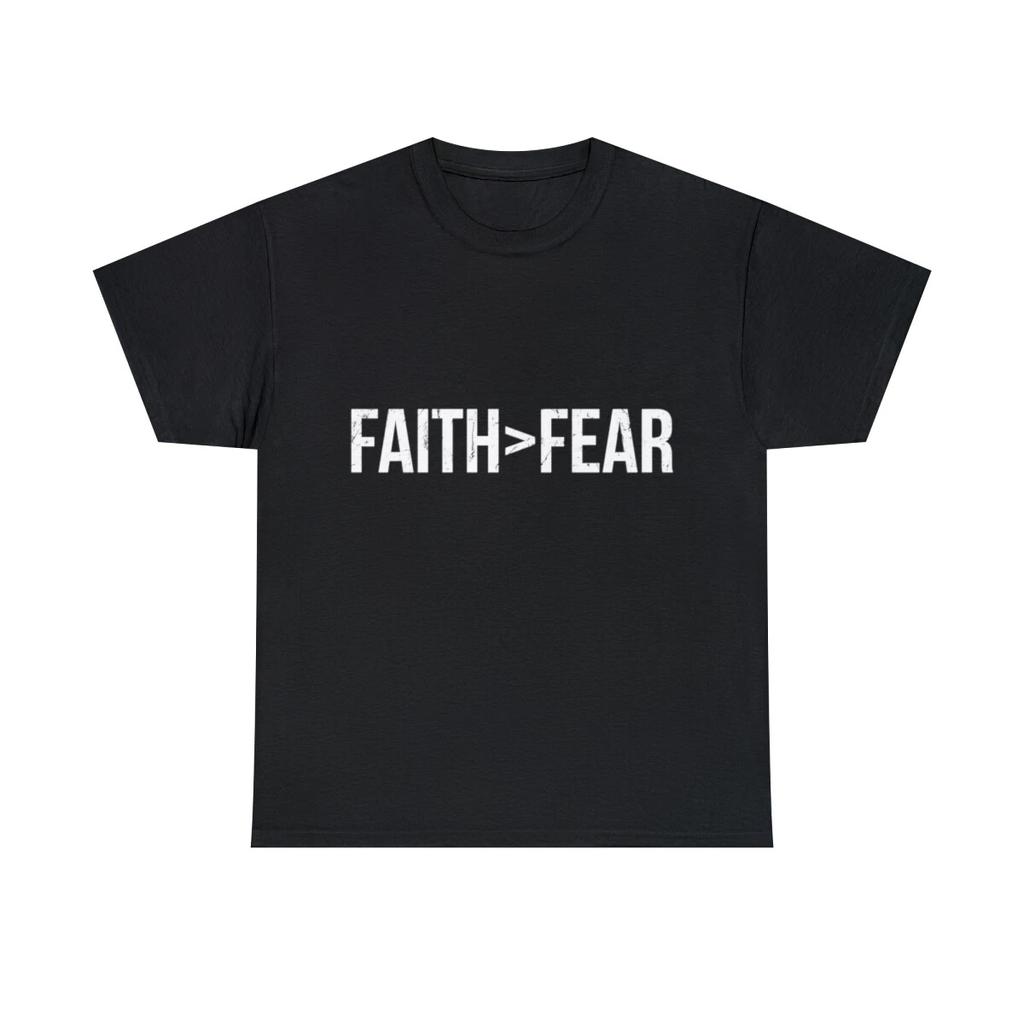 Faith Greater Than Fear Graphic Tee Shirt, S-5XL