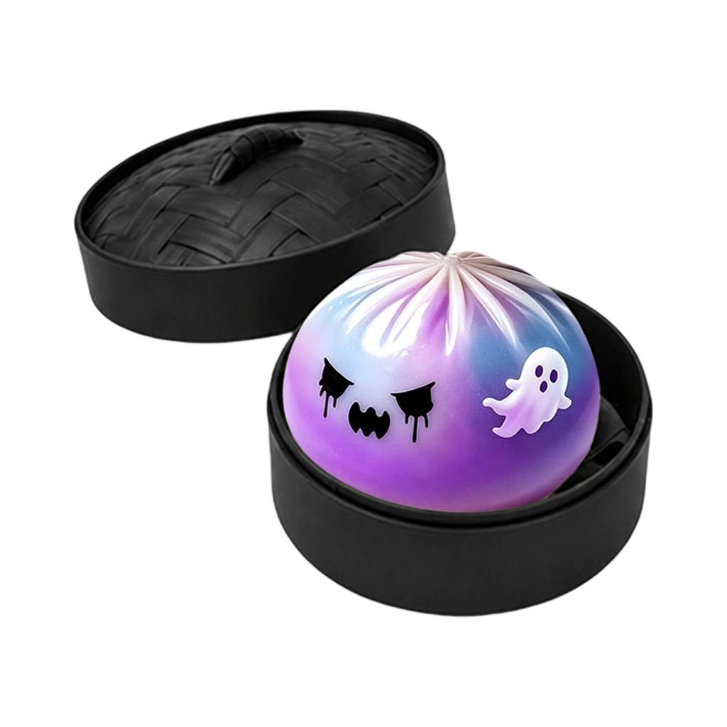 8.5cm and 10cm Toy Steam Bun and Steamer Set for Stress 1 pc