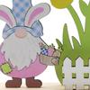 Bunny Easter Decoration Spring Yee Ornaments Wooden Tabletop Ornament Hanging