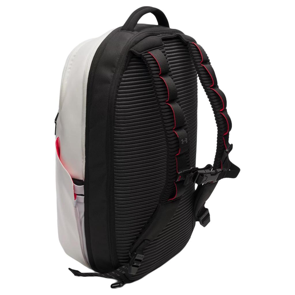 Under Armour 28L Leichter wasserabweisender Polyester-Rucksack, Unisex, Weiß 6005747-100
