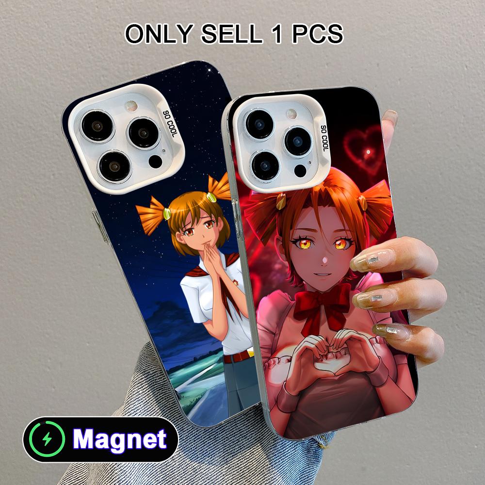Everlasting Summer Alisa White Translucent MagSafe Mobile Phone Case for iPhone 17 16 15 14 13 12 11 X XR XS Air Pro Max Plus