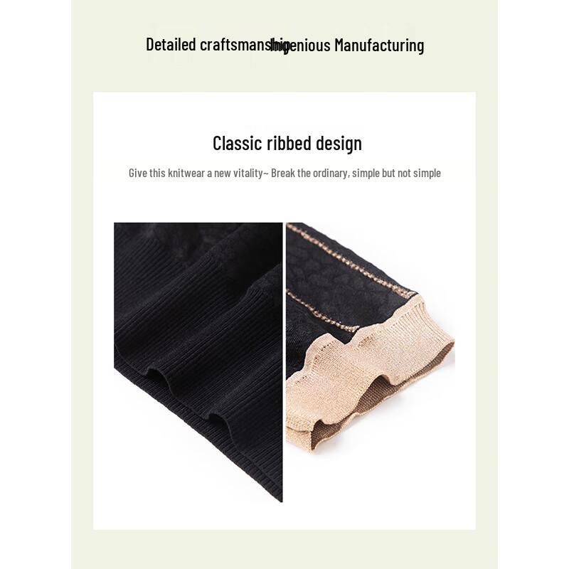 Women's Color-block Knit Short Sleeve T-shirt