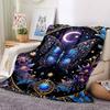 1PC Celestial Butterfly Print Print Blanket, Soft Throw Blanket - Warm & Cozy for Couch, Bed, Office, and Travel yy250912208