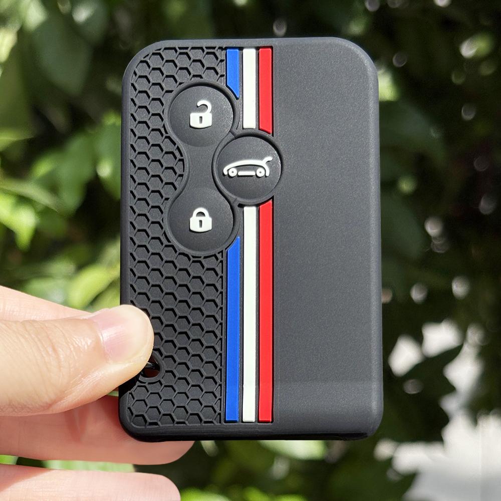 Keychain Protection For Renault Scenic 2 Megane Clio 4 Tula Region 2 Stage Zoe Cassone Logan Laguna Silicone Key Cover Holder