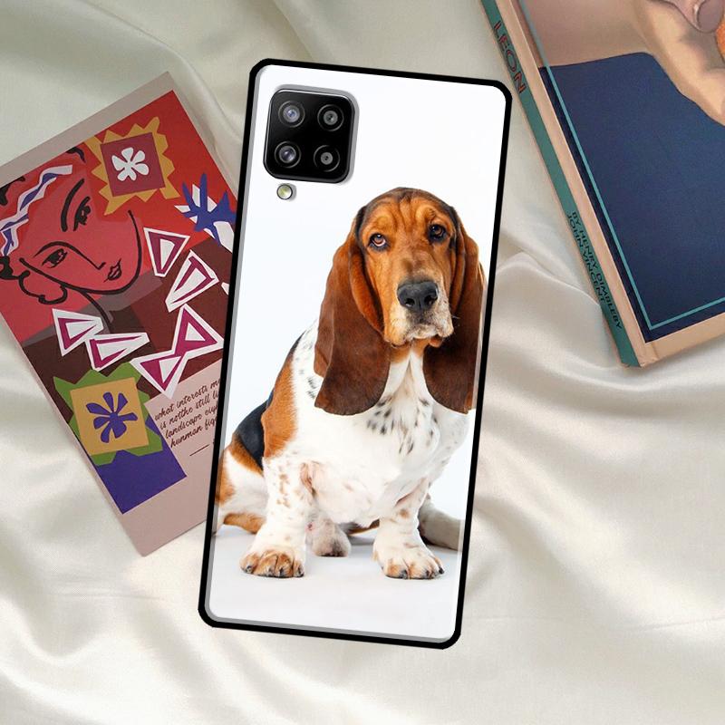 Basset Hound Dog Case For Samsung Galaxy A06 A16 A56 A36 A26 A54 A34 A14 A52 A32 A12 A13 A33 A53 A15 A35 A55
