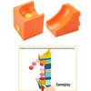Large Lego-Compatible Ball Track & Piano Building Toy Accessories