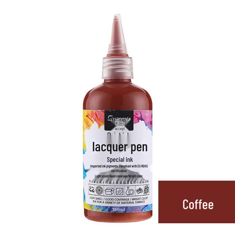 Oil-Based Colored Paint Marker Refill, 150ML Waterproof Ink