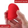 Car Cup Universal Cup Holder Embedded in Ornament Coaster Car Interior Accessory Coaster, Non-Slip (4 Pieces), (Red)