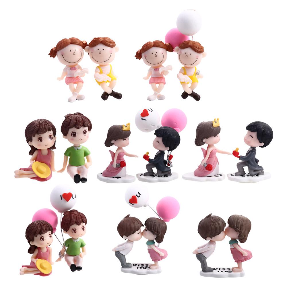 Ornament Center Console Girls Gifts Cartoon Couples Car Ornaments Car Decoration Action Figure