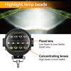 13 LED Scheinwerfer Arbeitslicht 51W Offroad Scheinwerfer 4x4 4WD ATV UTV SUV Runder Scheinwerfer Fahrzeug Auto Arbeitslampe
