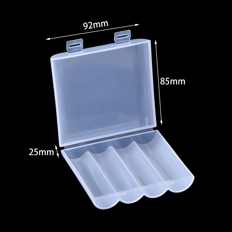 

1/3 шт. Захисний бокс від падінь для акумуляторів 21700 PP пластиковий кейс для зберігання для 1/2/4/8 секцій Універсальний органайзер для акумуляторів