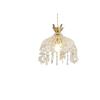 Vintage French Crystal Pendant Light for Entrance, Hallway, Balcony, Bedside, and Bar
