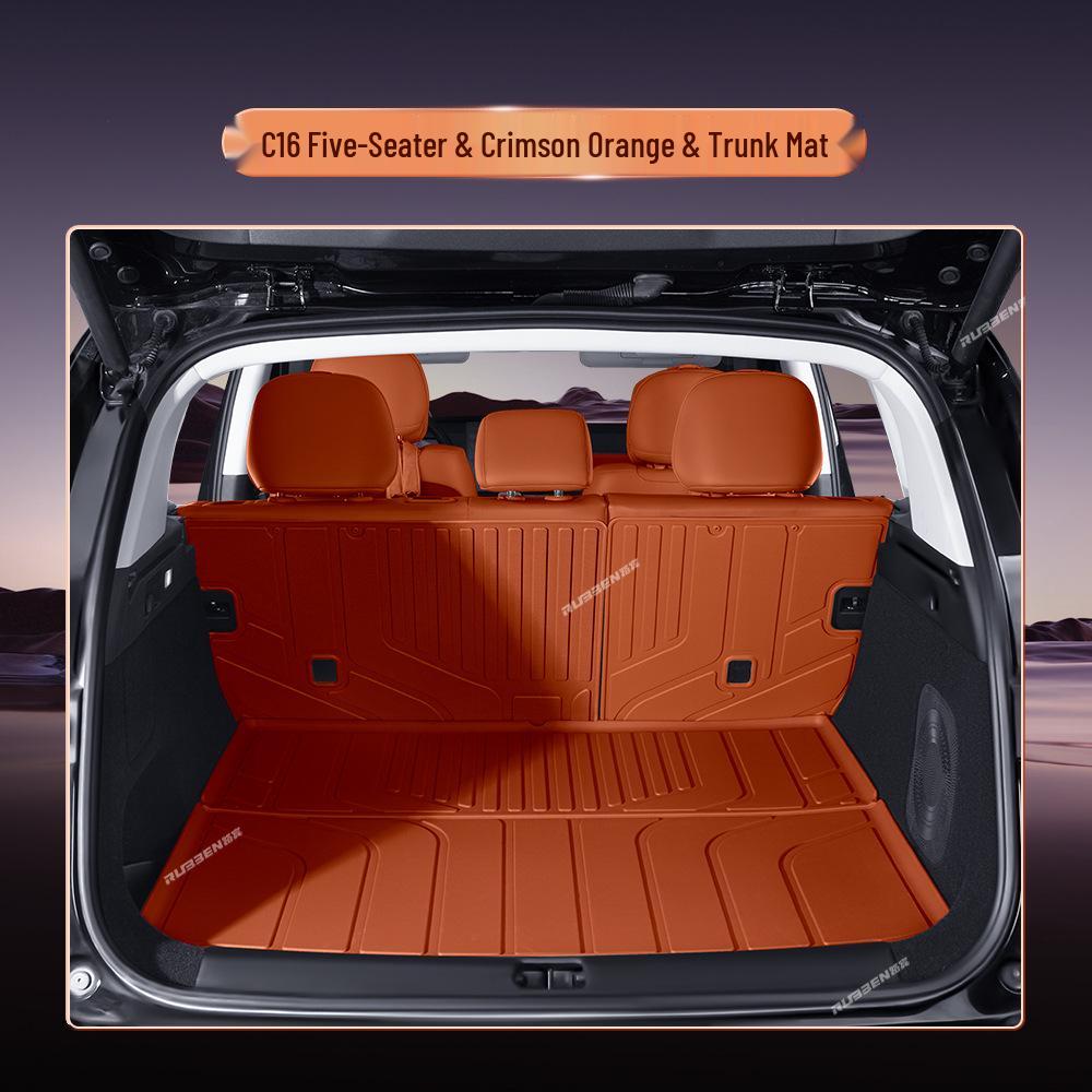 Leapmotor C16 Full Trunk Mat for 2026 Five/Six-Seater Interior Modifications