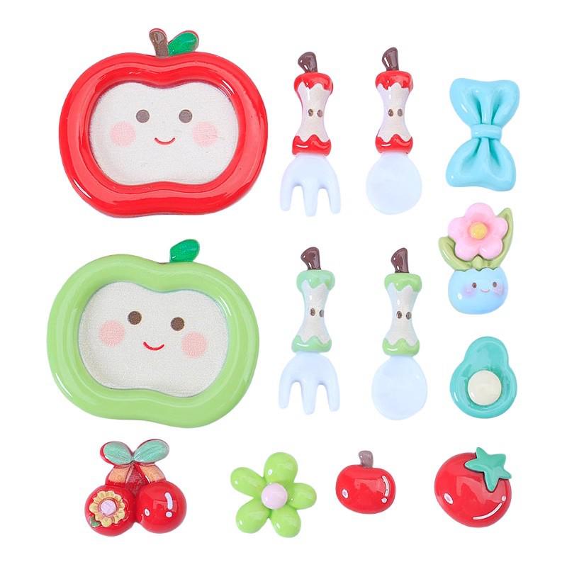 Xiaohongshu-Style Shoe and Hair Accessories: Hole Shoes Decorations, Hair Clips, Ties, Refrigerator Magnets