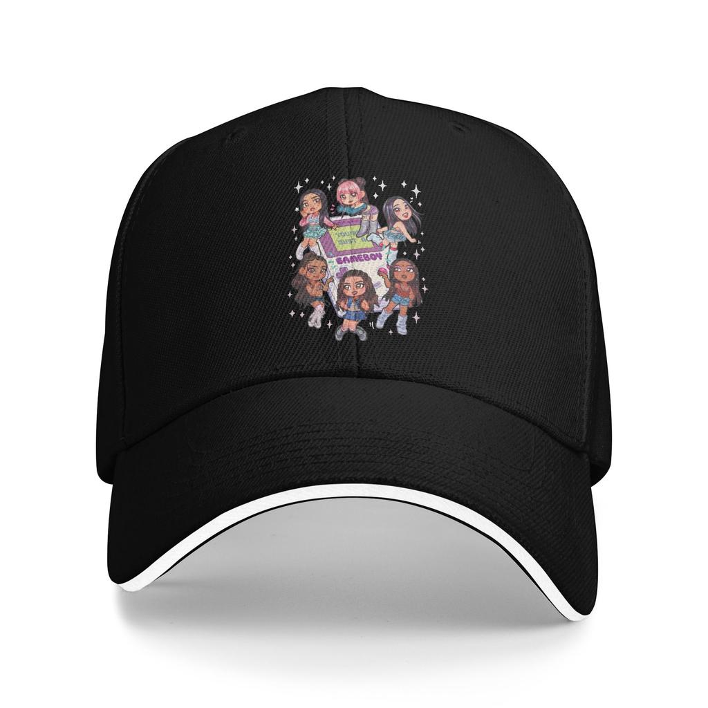 Katseye Kpop Cute Members Baseball Caps Casual Sandwich Hat Unisex Adjustable Sun Hat Activities