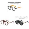 Vintage Mens Round Sunglasses With Uv400 Protection For Fashionable Streetwear