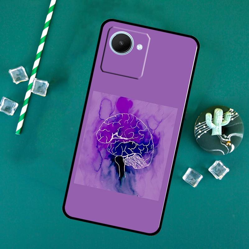 Anatomie Gehirn Für Realme C71 C75 C55 C53 C67 C61 C33 C63 C51 10 11 12 13 14 Pro Plus C65 GT7 15 Pro Hülle