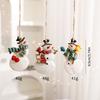 And Snowman Santa Christmas Resin Decor Figures Pendant For Celebration Holiday