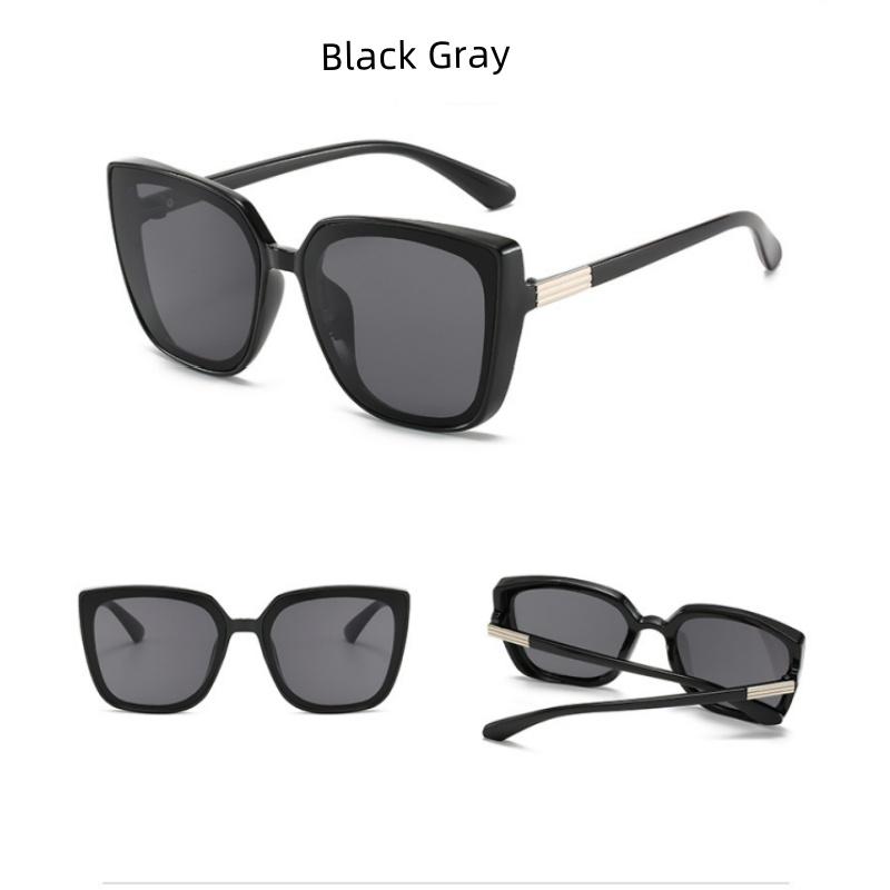 Plastic Square Oversized Women Sunglasses Brand Designer Vintage Retro Mirror Sun Glasses For Male Outdoor UV400 Protect Oculos