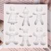 Handmade Gingerbread Man Sugarcraft Decoration Cake Decorating Tools Christmas Mold Chocolate Mould