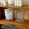Transparent Glass Cup 350ML Drink Juice Coffee Cup Gift Daily Water Cup