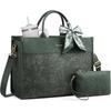 LOVEVOOK Torba Tote na Laptop dla Kobiet, Vintage Torba Biznesowa z Dużym Uchwytem na Kubek | Wodoodporna Torba na Komputer Biznesowy, Torba Ręczna dla Nauczyciela, Teczka, Biuro