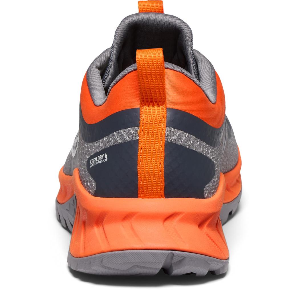 KEEN Versacore WP Trekking Steel Size cm Men's Shoes, Grey/Scarlet Ibis, 25.0