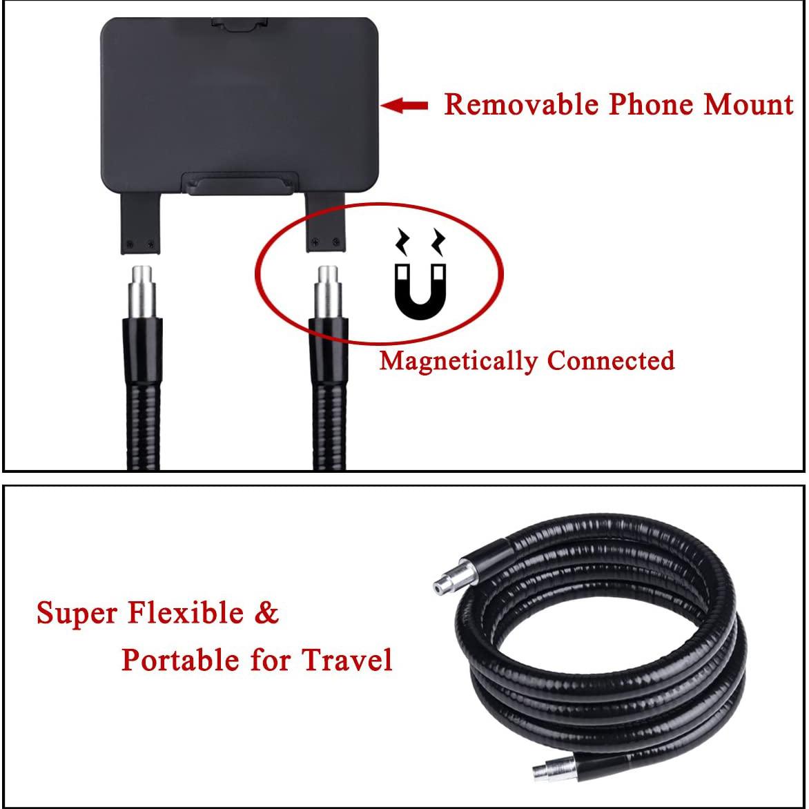 

Lazy Hanging Neck Phone Mount Stand Adjustable Alloy Necklace Cellphone Bracket Holder