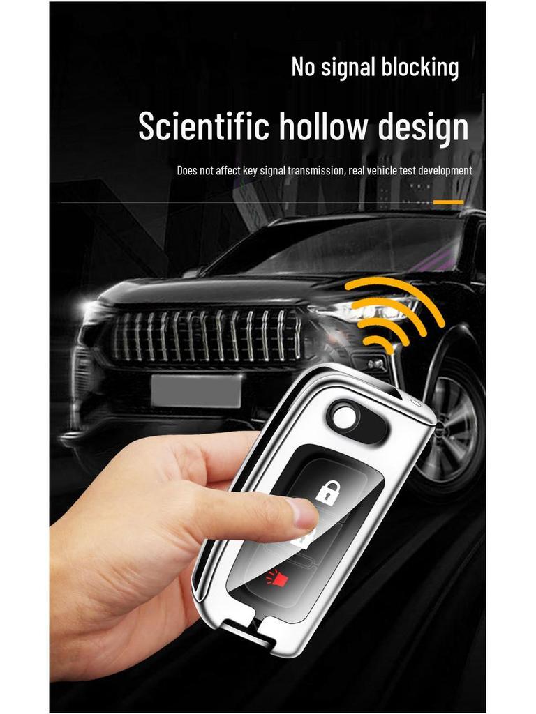 Foton Key Shell & Buckle Metal Car Zipper Bag Set