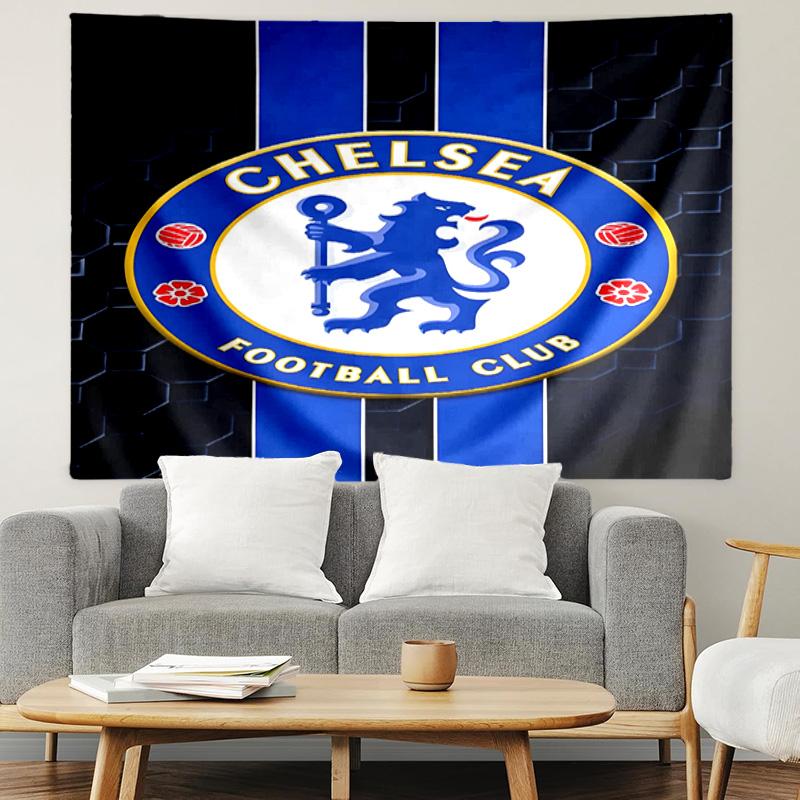Football club.C Print Tapestry, Lightweight Wall Hanging, for Bedroom, Dorm, Living Room, Home Art Decor - Birthday Christmas Gift for Friends