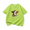 Kids Cotton T Shirt Cute Baby Cow Peeking Over Grass Print Crew Neck Short Sleeve Tee Casual Boys Girls Summer Tops