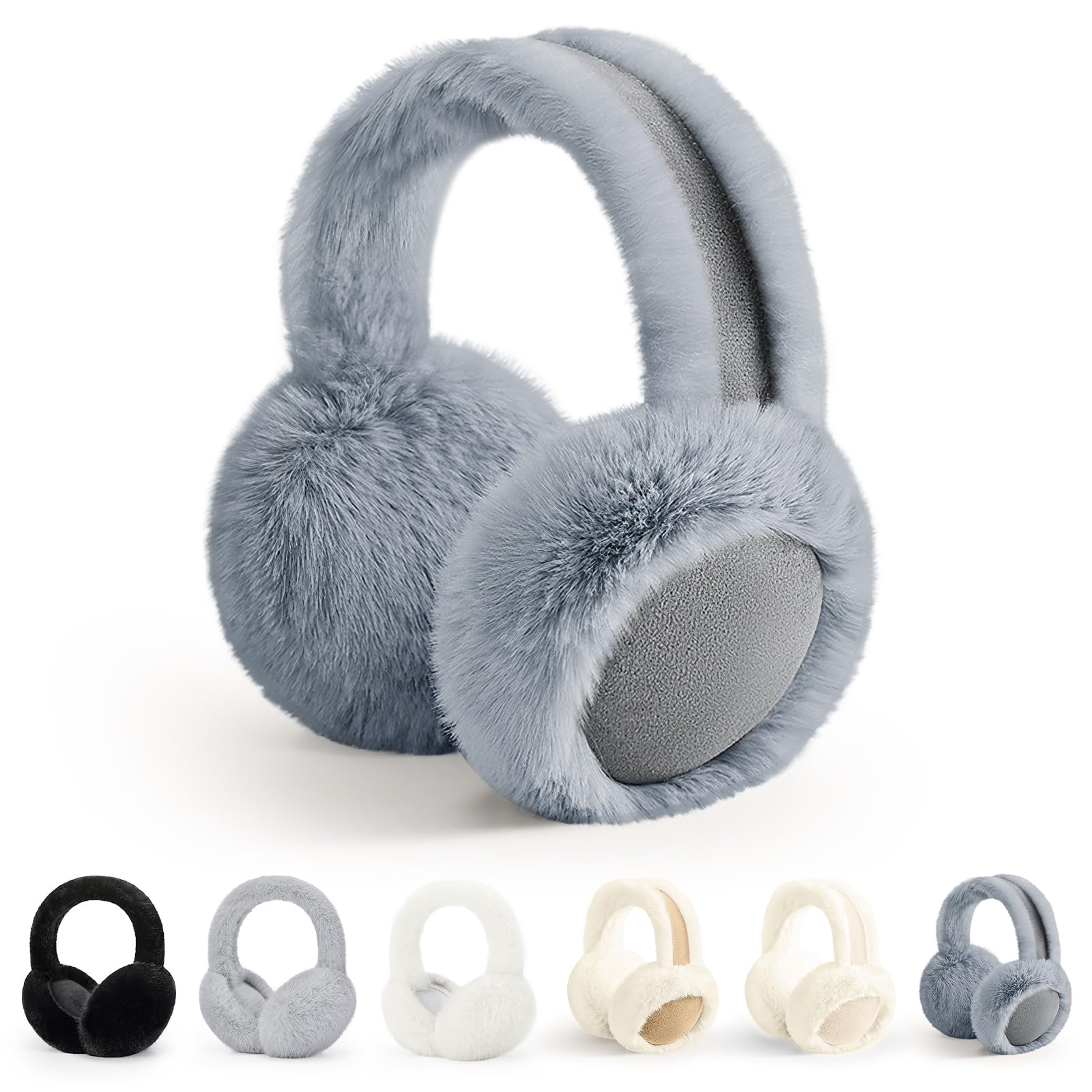 

SIVAN Теплые наушники для холодной погоды Холодные Очень теплые Толстые Нежные для ушей Теплый флис Остаются на месте Тонкие Зимние Идеально подходят для и Школы Муфты для ушей, [-10°C