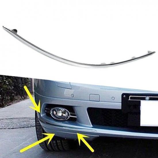 Для Mercedes C-Class W204 2007-2010 Avantgarde Хромированная накладка на передний бампер Правая