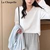 La Chapelle Women's V-Neck Long Sleeve Base Layer Tee