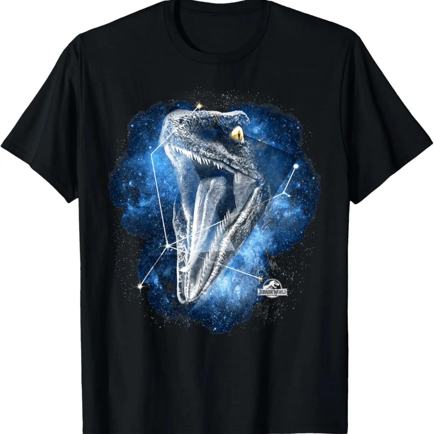 Jurassic World Raptor Roaring Constellation T-Shirt S