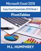 Bok Excel 2019 PivotTables : 1