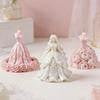 Flower Princess Dress Silicone Candle Molds Temperature Resistant for Making Candle Soap Chocolate Wedding Decoration